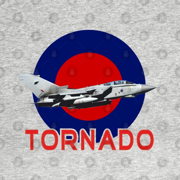 RAF Tornado in RAF Roundel in Grey by AJ techDesigns